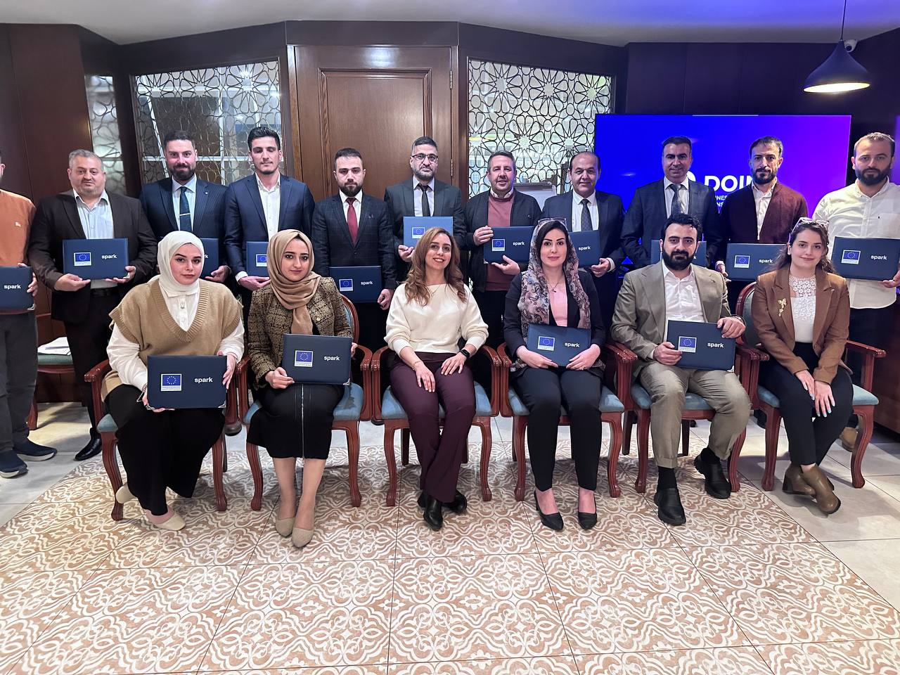 A capacity-building training course was held in coordination with Salahaddin University-Erbil