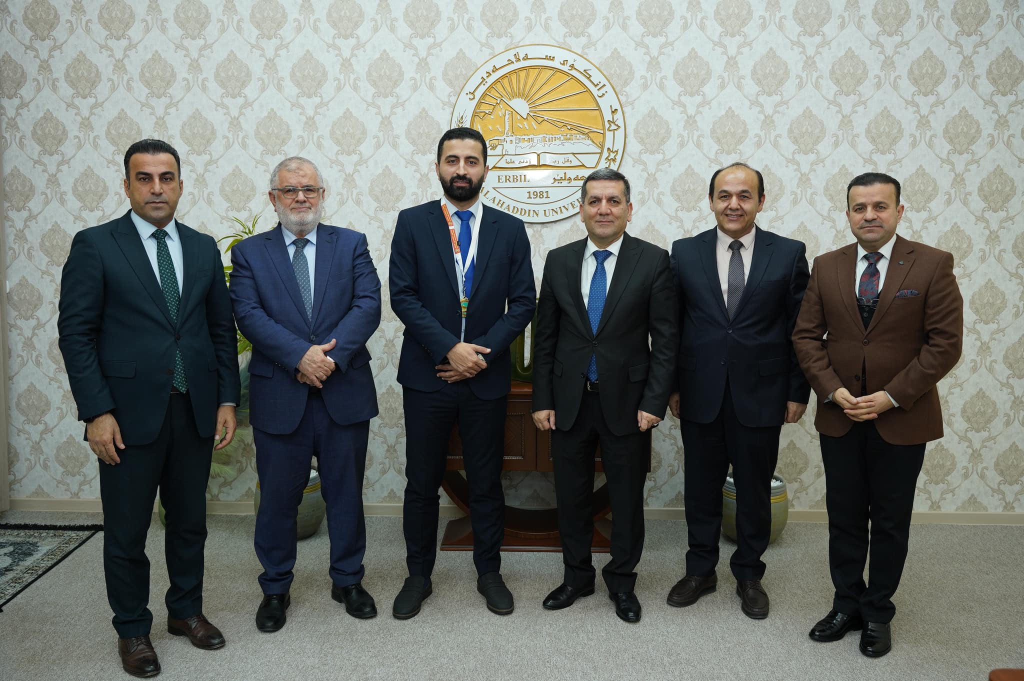 The President of Salahaddin University-Erbil expresses gratitude to the FIB representative.